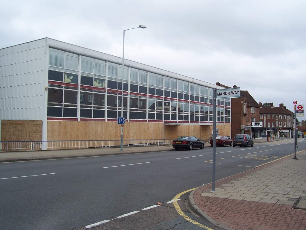 Crown Building Ruislip Manor Awaiting Demolition