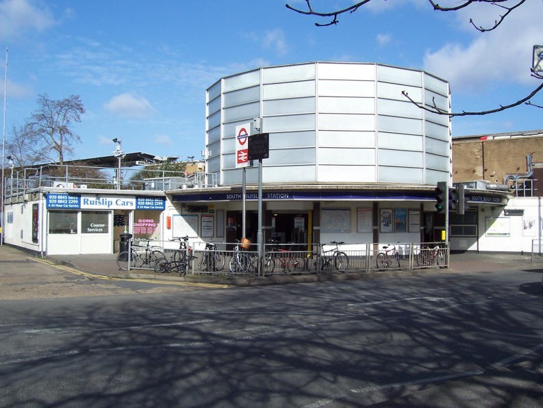 Outside South Ruislip Station