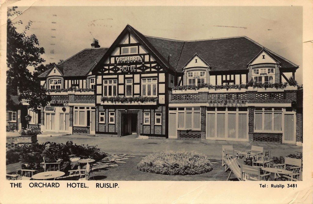 Postcard Of The Orchard Ruislip 1