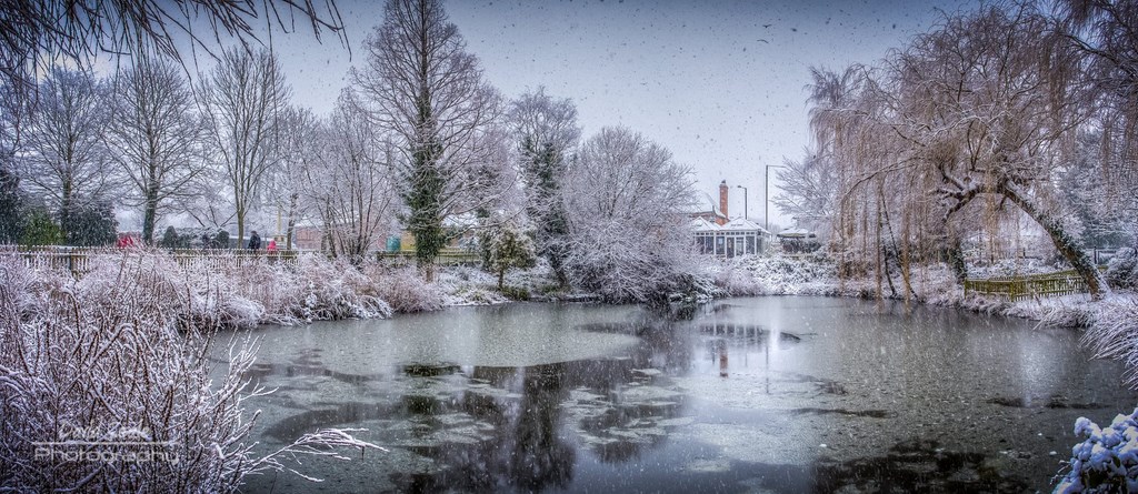 Snow In At Ruislip Duck Pond