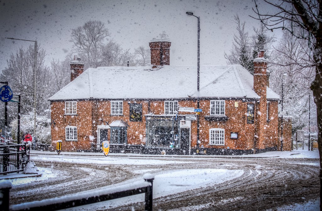Heavy Snow In Ruislip In 2020