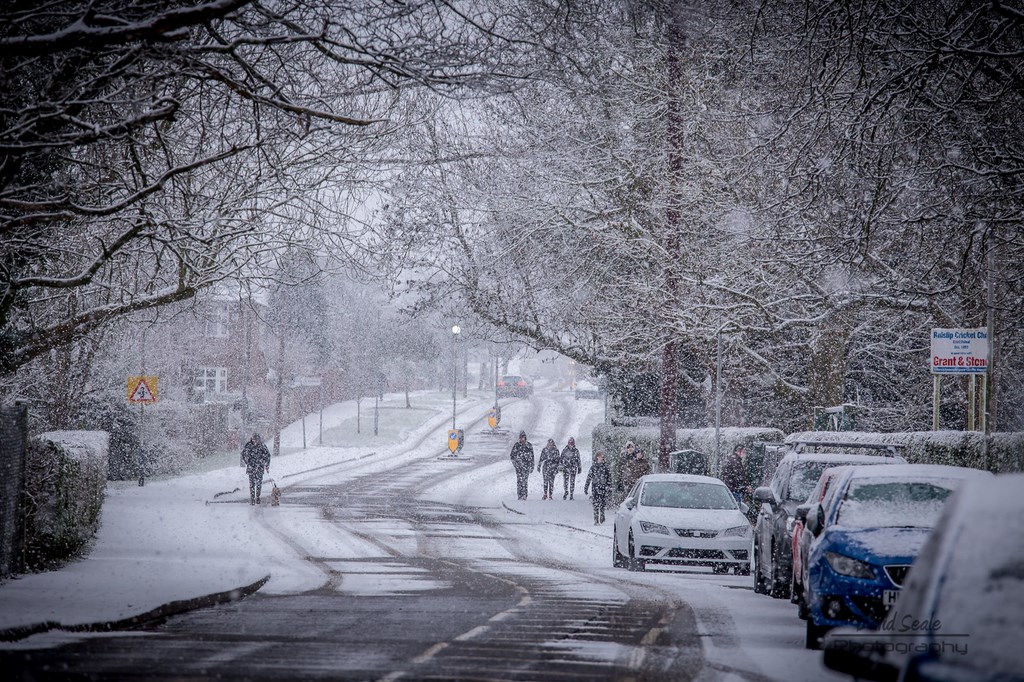 Snow In Ruislip In 2020