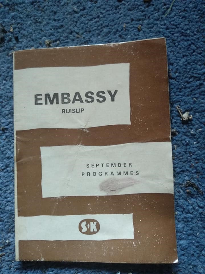 Astoria Cinema Ruislip Programme 1