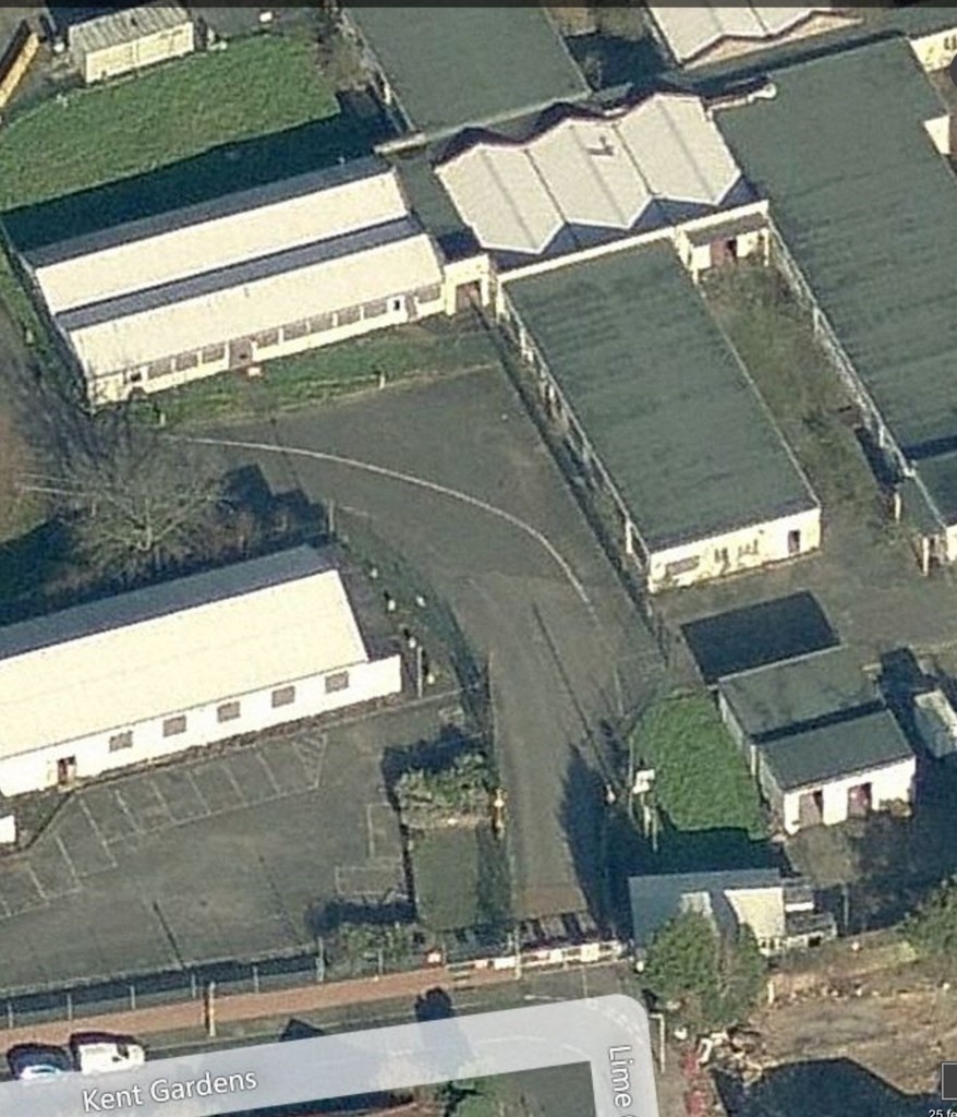Eastcote MOD Site Close Up From Above