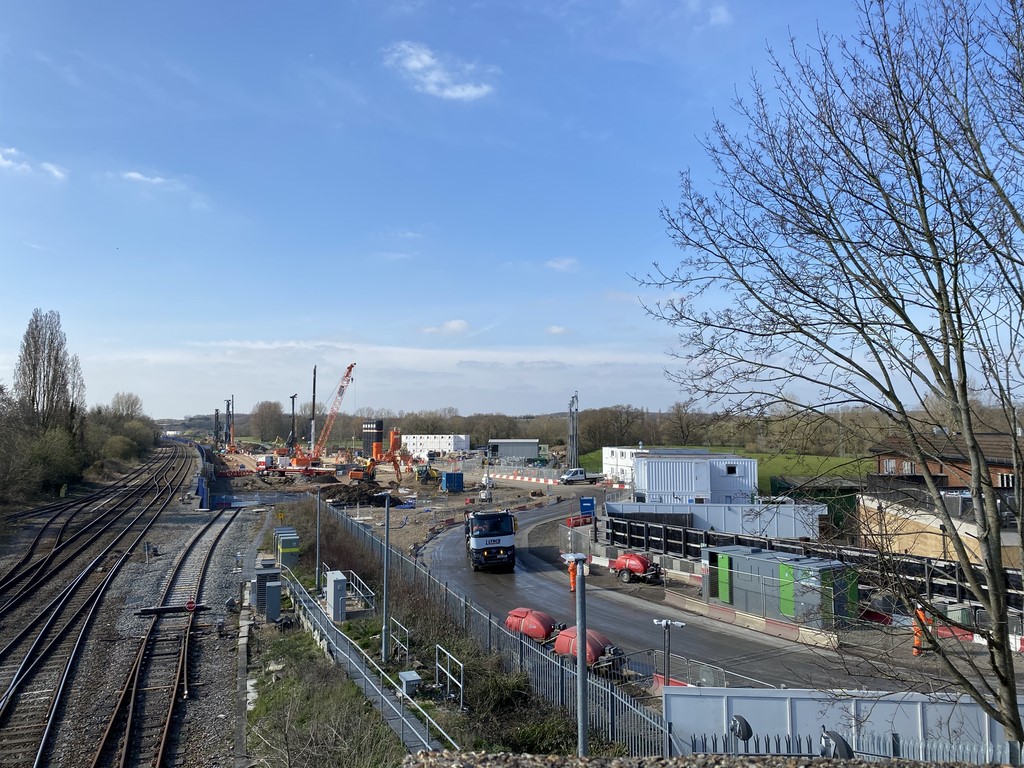 HS2 Building Works In West Ruislip 2020