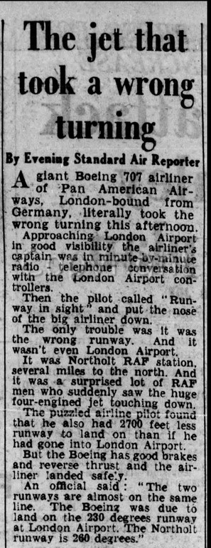 The Jet That took a wrong turning