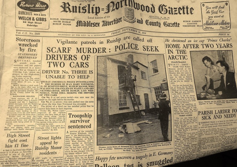 Newspaper piece on Jean Townend
