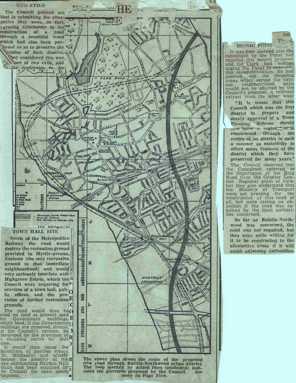 London Ring Road through Ruislip