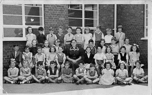 Ruislip Gardens School Class Picture From 1949 Or 1950