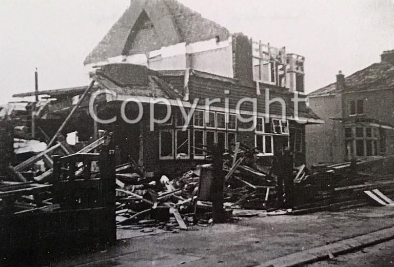 Shenley Avenue Bomb Damage WW11
