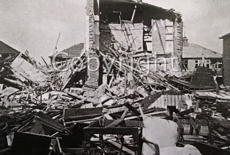 Shenley Avenue Bomb Damage WW11