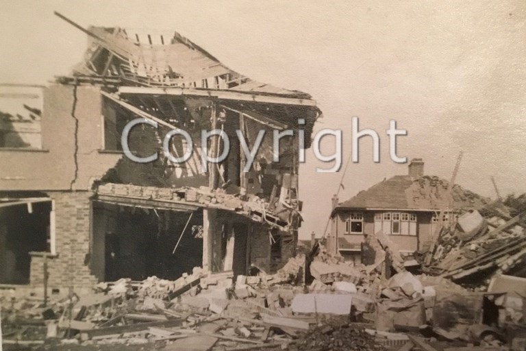 Shenley Avenue Bomb Damage WW11