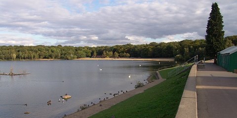 Ruislip Lido from the dam