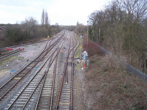 View from the bridge at West Ruislip