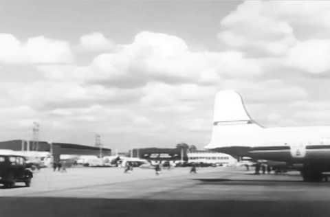 On the tarmac at RAF Northolt