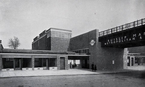 Ruislip Manor Station Exterior Shot