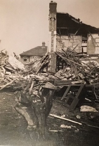 Shenley Avenue Bomb Damage WW11