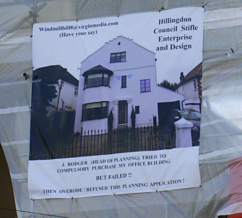 Three story house on Windmill Hill