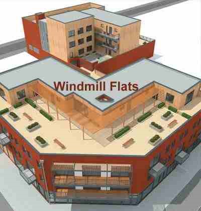 The Flats That Replaced The Windmill In Ruislip Manor