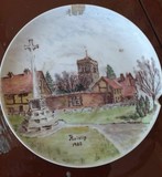 Ruislip Plate showing the church
